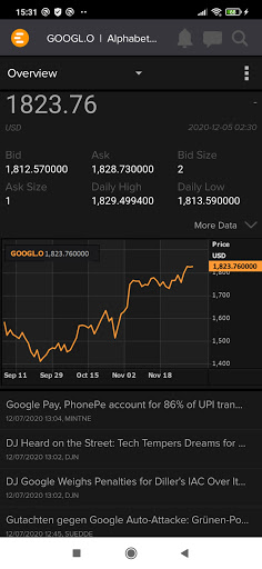 Refinitiv Eikon screenshot 6