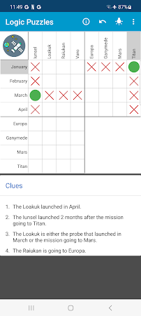 Game screenshot Logic Grid Puzzles: Brain Game mod apk