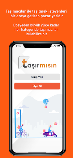 Android application Taşırmısın screenshort