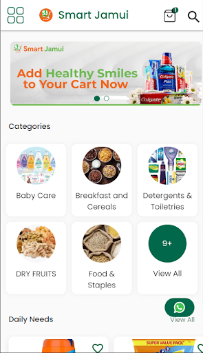 Android application Smart Jamui screenshort