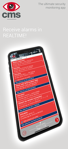 Android application webeyeCMS screenshort