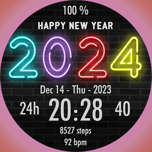 EY16 NewYear 2024 Neon Watch logo