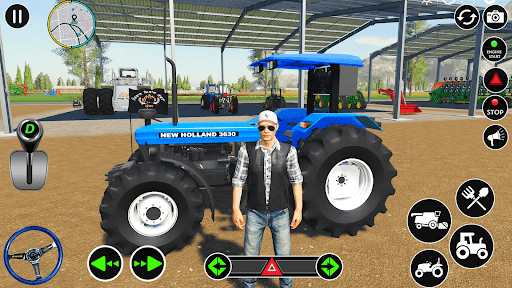 Android application US Tractor Farming Sim Offroad screenshort