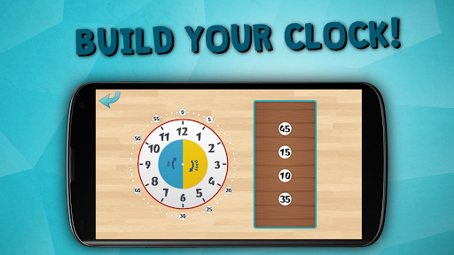 Kids learn to tell time and reading clock hands