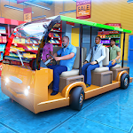 Cover Image of Télécharger Shopping Mall Radio Taxi Driving: Jeu de supermarché 1.0 APK