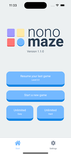 Android application Nono Maze screenshort