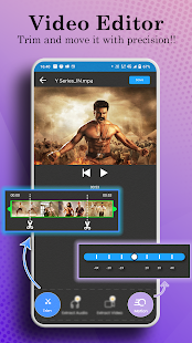 HD Video Editor & Downloader Captura de pantalla
