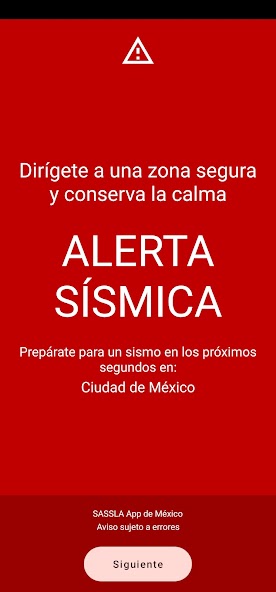 Alerta Sísmica México - SASSLA banner