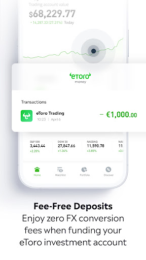 eToro Money Screen 3