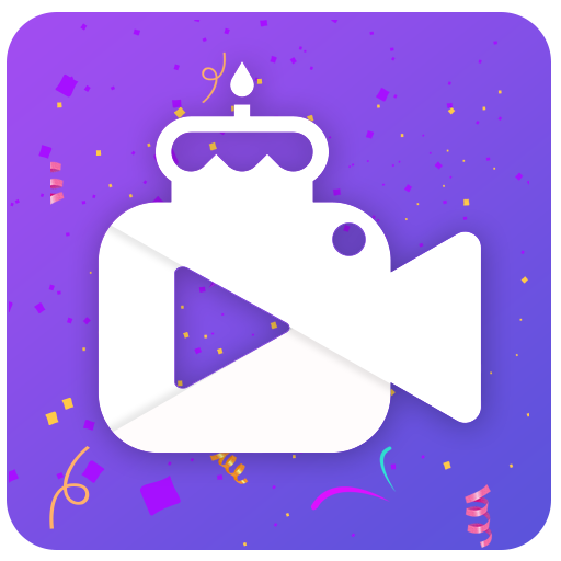 Birthday Video Maker with Song logo