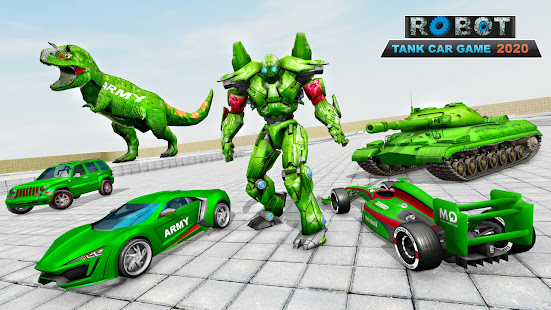 Tank Robot Car Game 2020 – Robot Dinosaur Games 3d