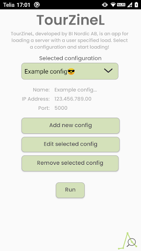 Android application TourZineL screenshort