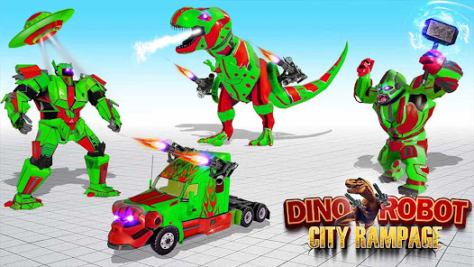 Grand Car Dino Robot Car Game  screenshots 1