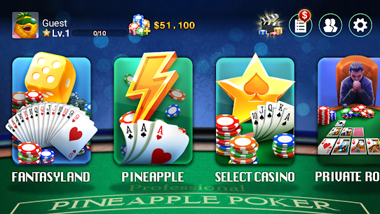 DH Pineapple Poker OFC Apk Mod for Android [Unlimited Coins/Gems] 4