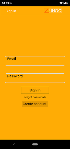 Android application Zaplat By Zungo screenshort