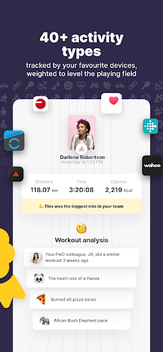 Screenshot of GoJoe: social fitness