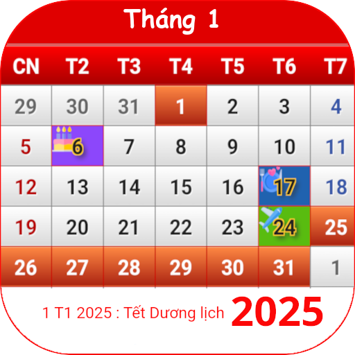 Lịch Việt Nam 2025
