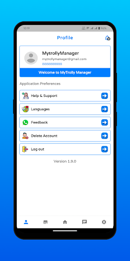 MyTrolly Manager Screen 3