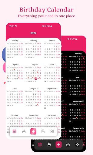 BDay  Birthday Calendar