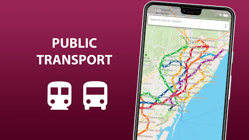 Android application City transport Barcelona screenshort