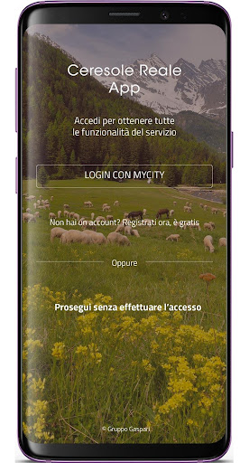 CeresoleRealeApp Screen 2