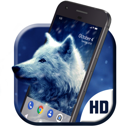 Galaxy ice wolf live wallpaper 1.1 Icon