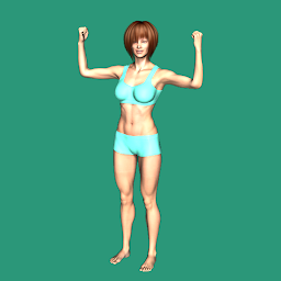 「Upper body workout for women」のアイコン画像