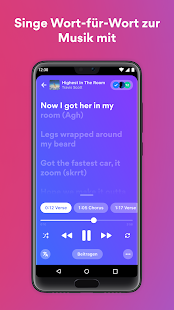 Musixmatch - Songtexte Screenshot
