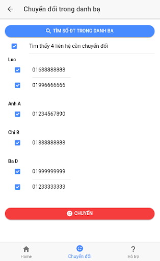 Chuyển đầu số điện thoại 2018- Screen 3
