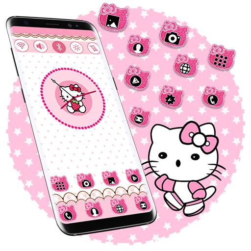 Aplicaciones aufbügler Patch aplicación parchear Hello Kitty de colores 14261 