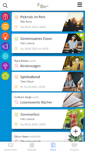 Android application FeG Lübeck screenshort
