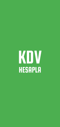 Android application Kolay KDV Hesaplama screenshort