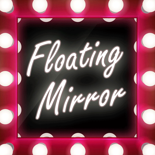 Floating virtual mirror popup logo