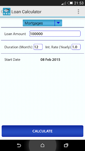 Loan Calculator Pro Screen 2