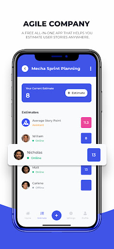 Android application Agile Company screenshort