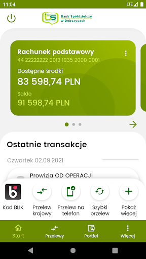 Android application e24 BS Dobczyce screenshort