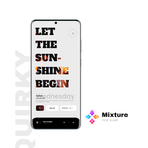 Android application Mixture for KLWP screenshort
