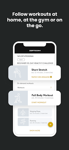 ZZFit.com Screen 3
