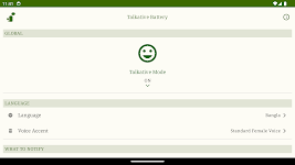 screenshot of Talkative Battery