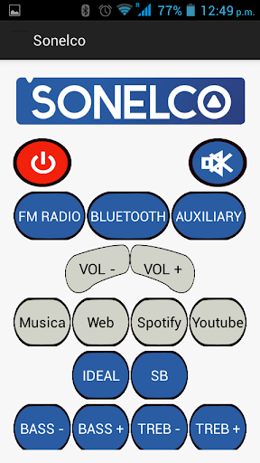 Demo Control de Sonido Sonelco Screen 2