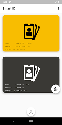 Android application Nexus Smart ID screenshort