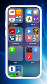 Captura de Pantalla 4 iPhone 14 Launcher 2023 android