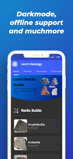 Screenshot of Rocks, Minerals, Crystal Guide