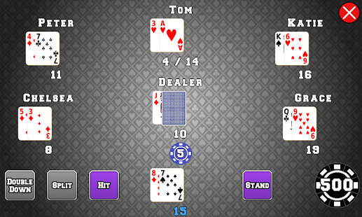 Blackjack Mulitplayer Screenshot