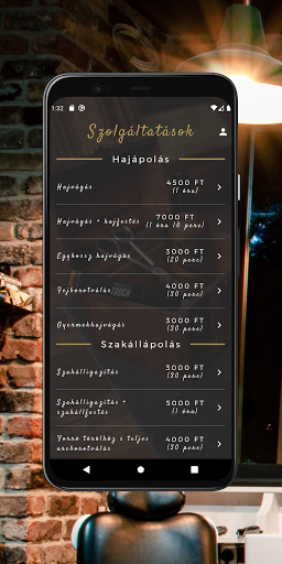 Android application SpiritBarber screenshort
