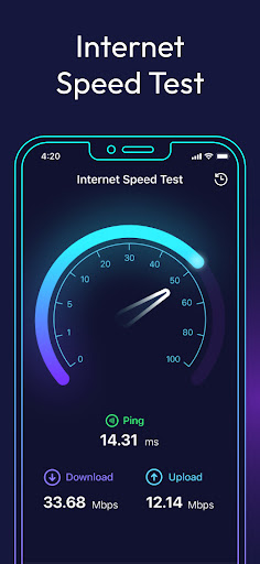 Android application Internet Speed Test Original screenshort
