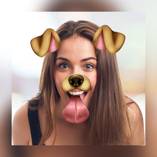 Funny Doggy Selfie Photo  Icon