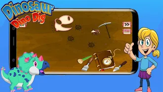 Game screenshot Digging Games Dinosaurs Bones hack