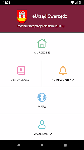 Android application eUrząd Swarzędz screenshort
