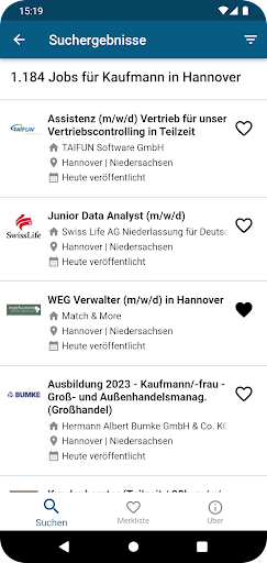 Jobsuche - aktuelle Job App Screenshot 2 - AppWisp.com